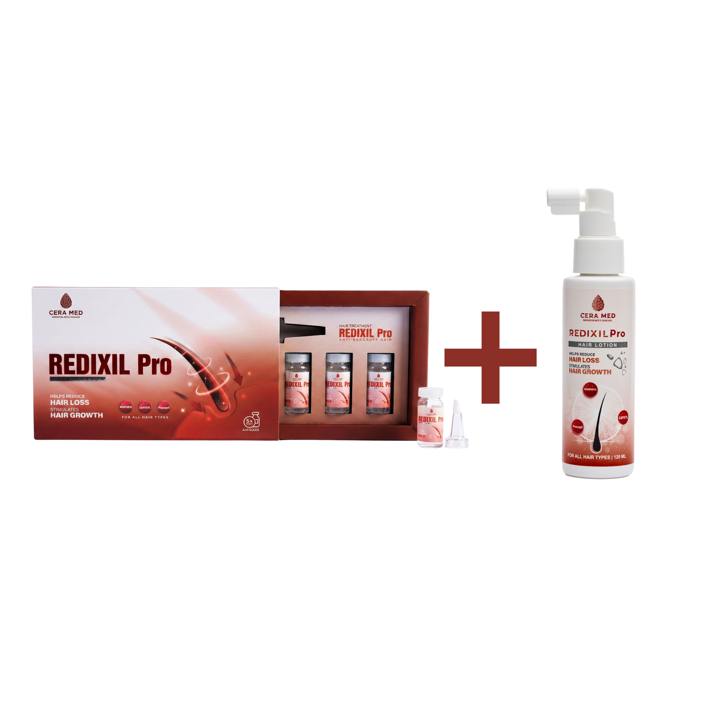 Redexil Pro Hair Lotion + Redixil pro ampoul