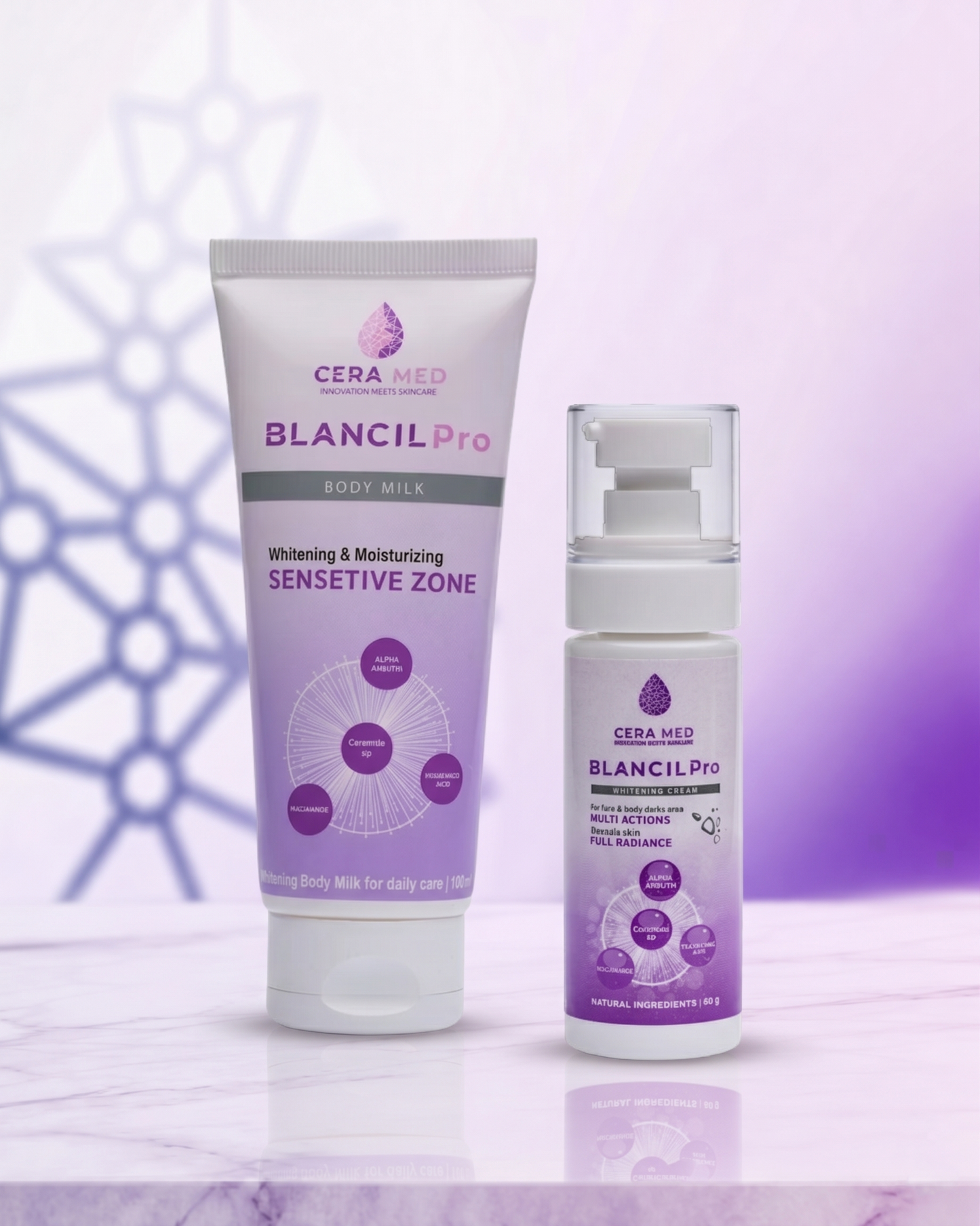 Blancel Pro Body Brightening Milk 100ml + Blancel Pro Whitening Cream 60ml