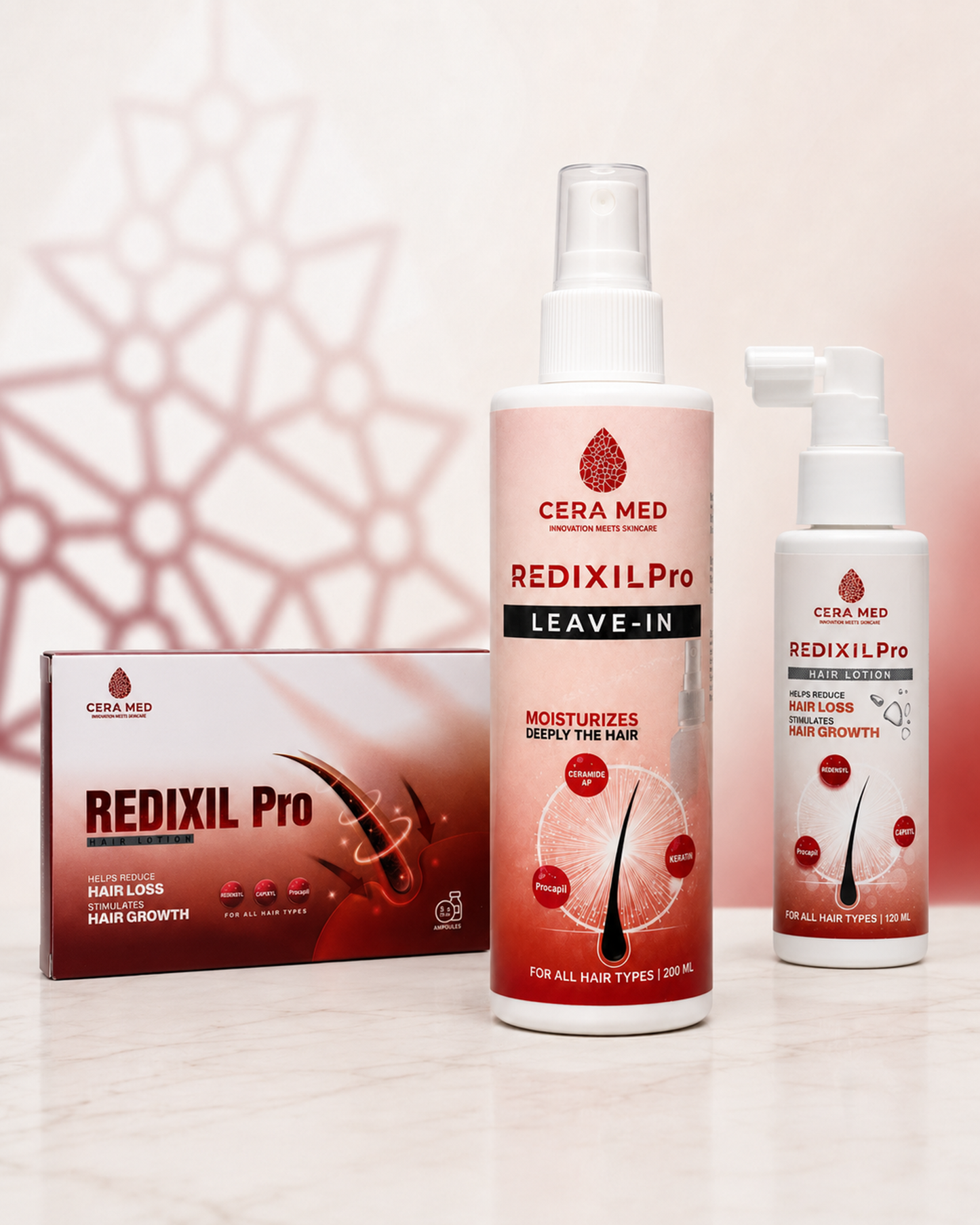 Ampoule + Lotion + Leave-In